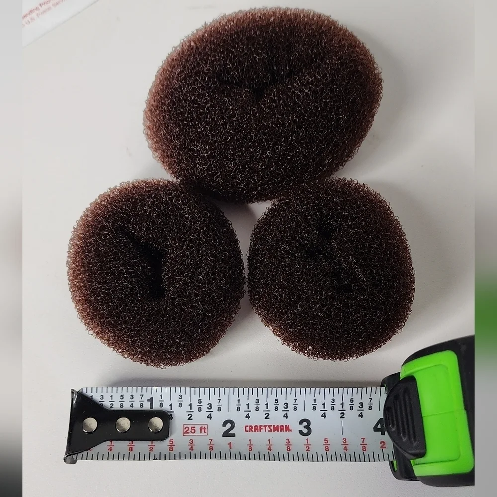 New Brown Hair Donut Bun Maker Set NEW+FAST SHIPPING